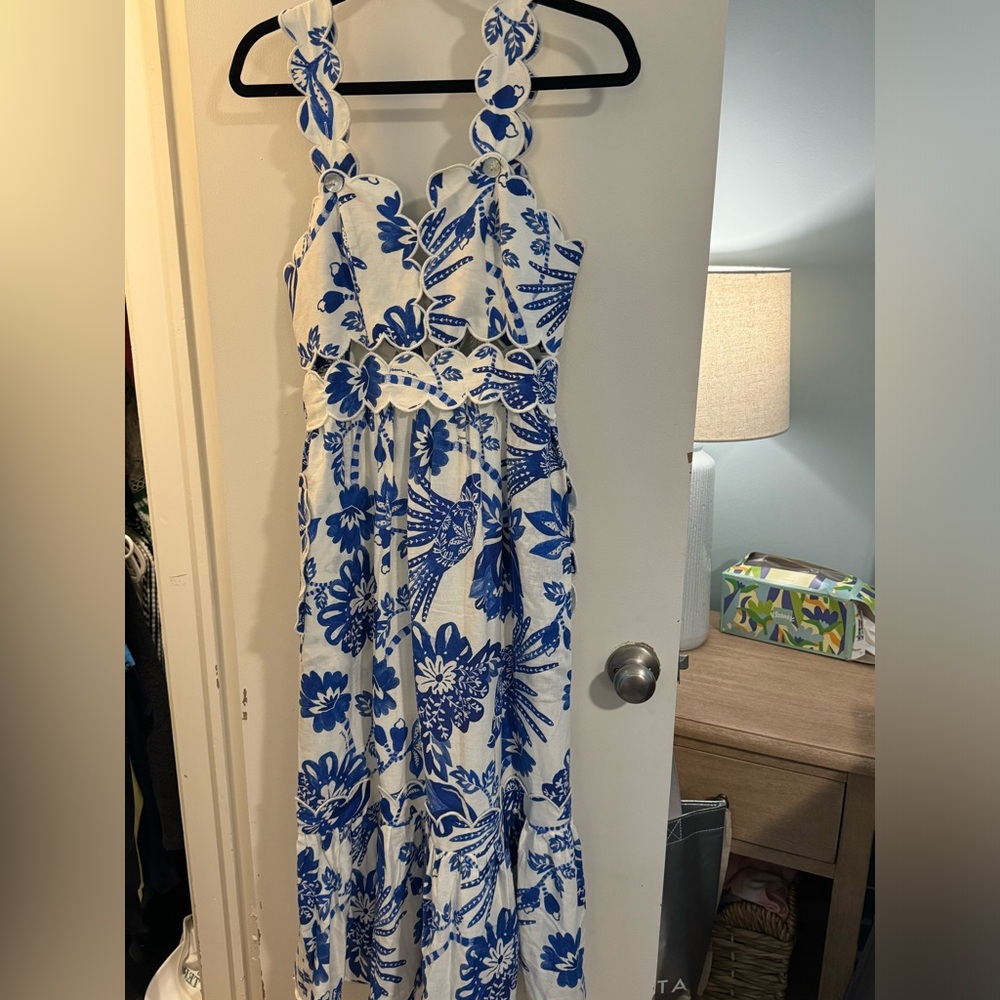 Farm Rio Flowerful Birds Dress